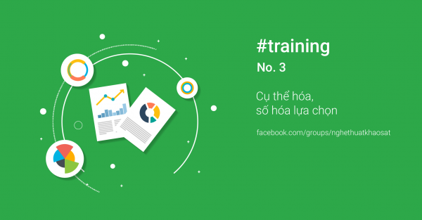 số hóa các lựa chọn khảo sát