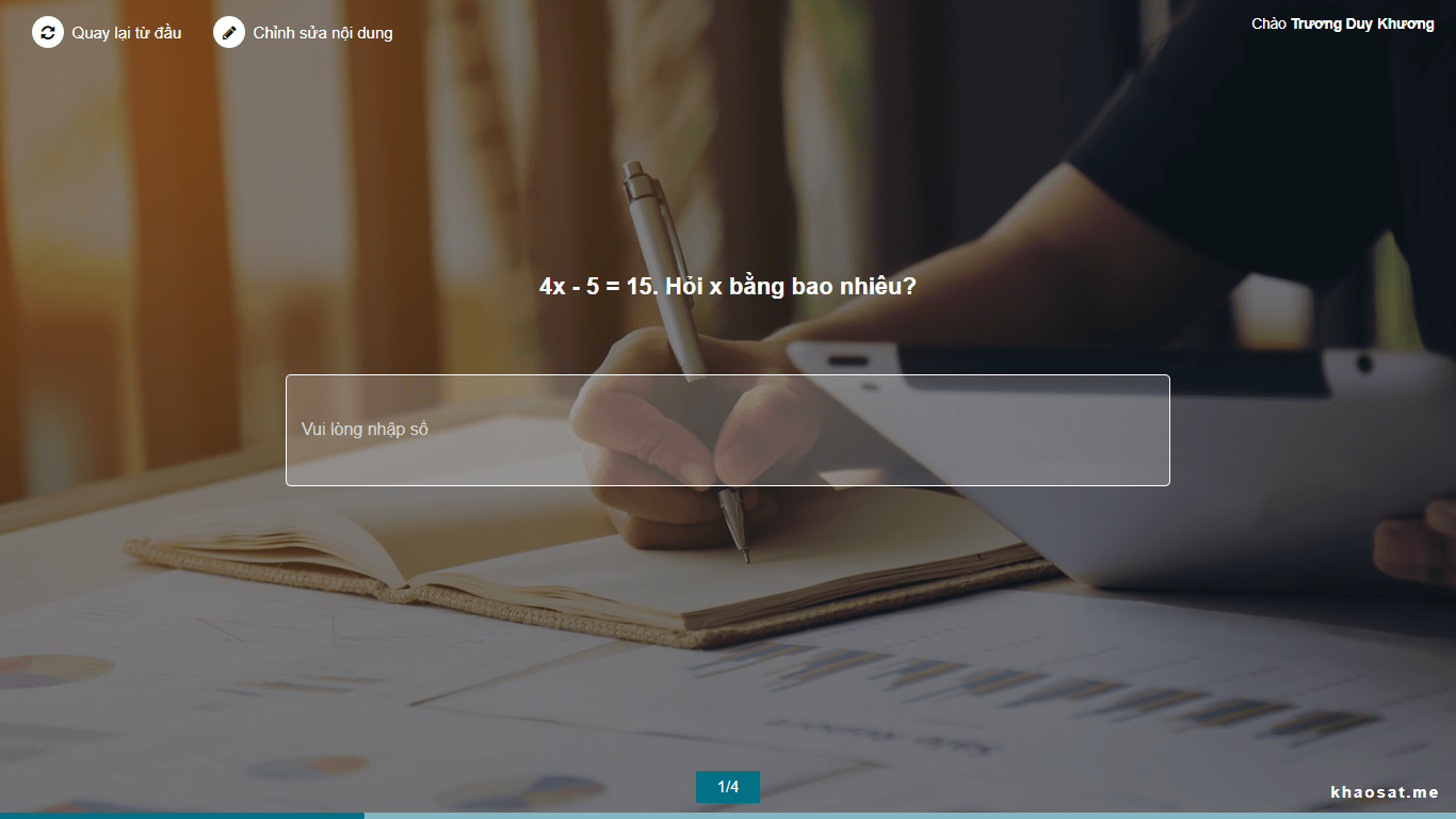 cách thiết kế bảng câu hỏi khảo sát