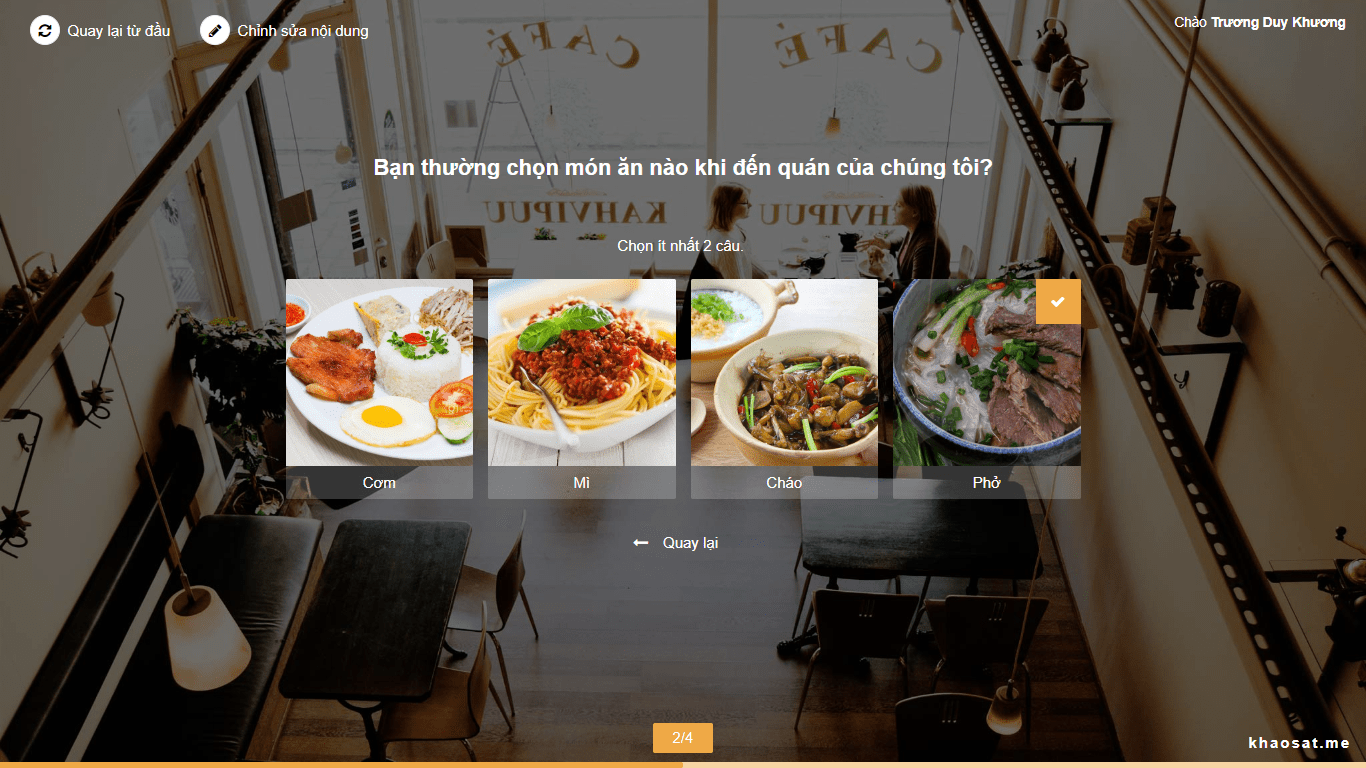 các trang khảo sát nước ngoài uy tín