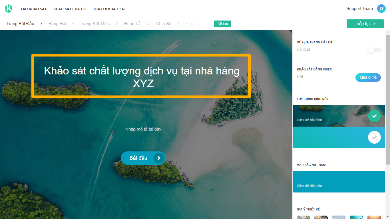 các trang khảo sát uy tín