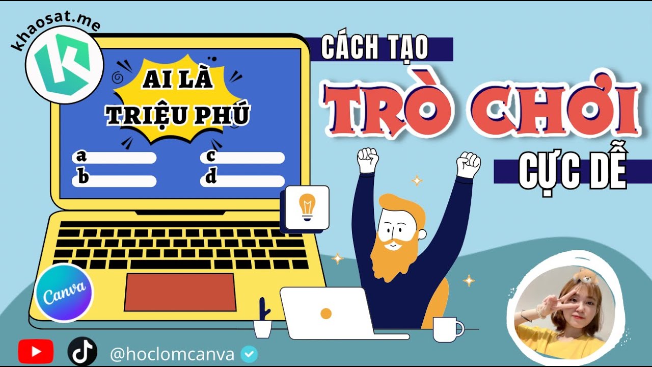 Cách tạo trò chơi "Ai là triệu phú" cực kỳ đẹp mắt và dễ dàng bằng Khaosat.me