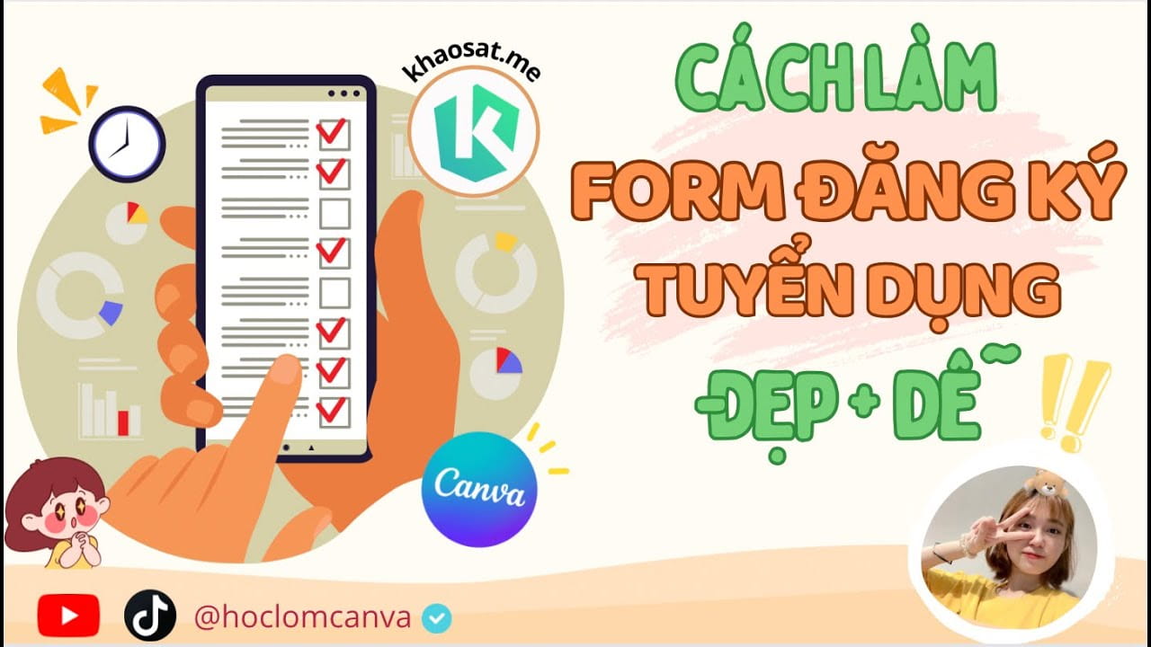 Cách tạo Form đăng ký tuyển dụng dễ dàng bằng loại câu hỏi Upload File của Khaosat.me