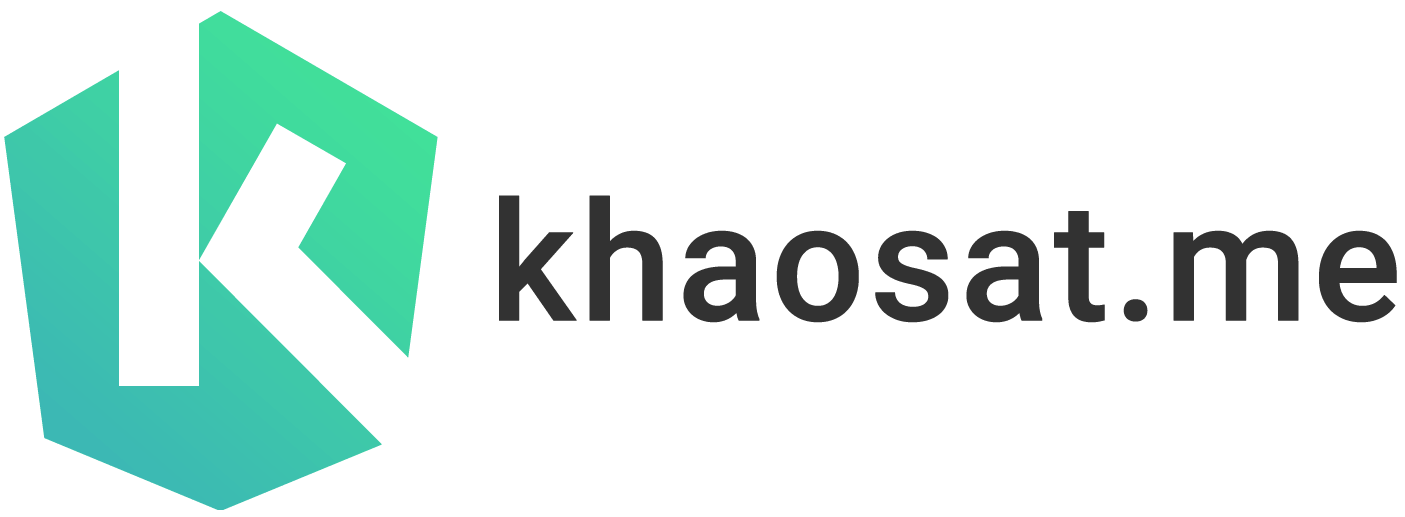 Logo Khaosat.me - Nền tảng khảo sát trực tuyến số 1 Việt Nam